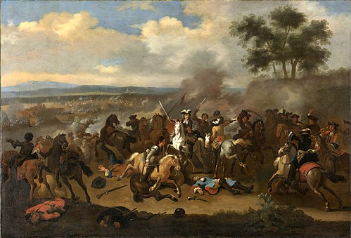 Battle of the Boyne between James II and William III, 11 June 1690, 1711, Jan Van Huchtenburg