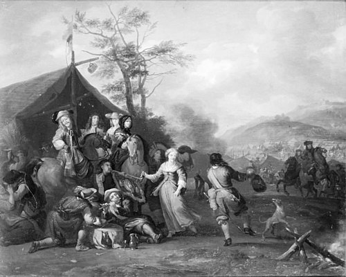 A Camp, 1697, Jan Van Huchtenburg