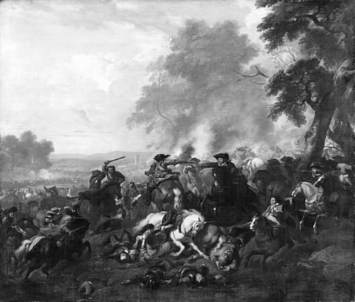 Battle Scene, 1697, Jan Van Huchtenburg
