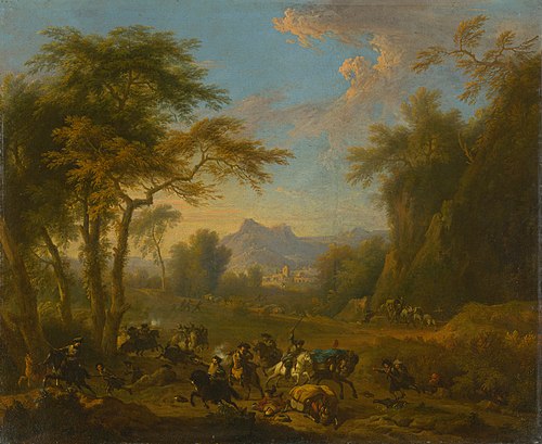 Raid, 1717, Jan van Huchtenburgh