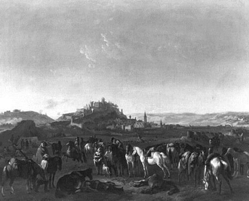 The Siege of Cuneo by the French in 1691, 1710, Jan van Huchtenburgh
