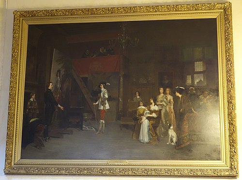 Karel I bij Van Dijck, , Florent Willems