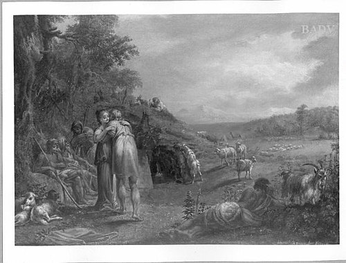 Jacob and Rachel, 1845, Joseph von Führich
