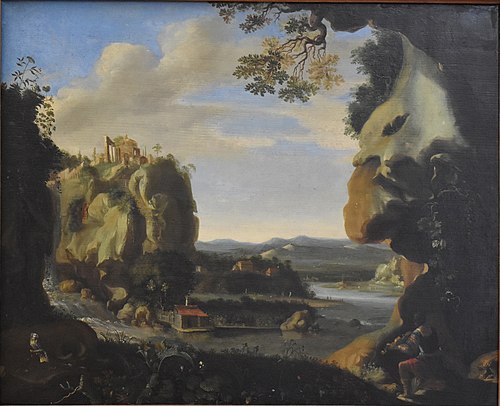 Orphée jouant du violon à l'entrée des Enfers, 1615, Jan Linsen