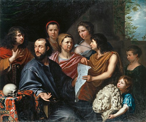 La famille du graveur Matthäus Merian l'Ancien, 1641, Matthaeus Merian