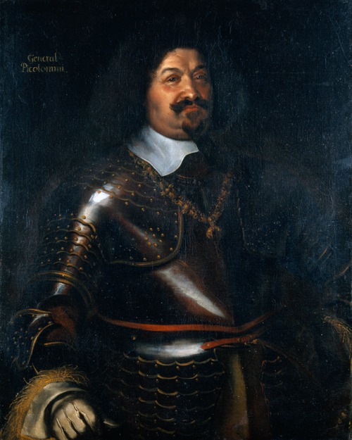 Ottavio Piccolomini in Armour, 1649, Matthaeus Merian