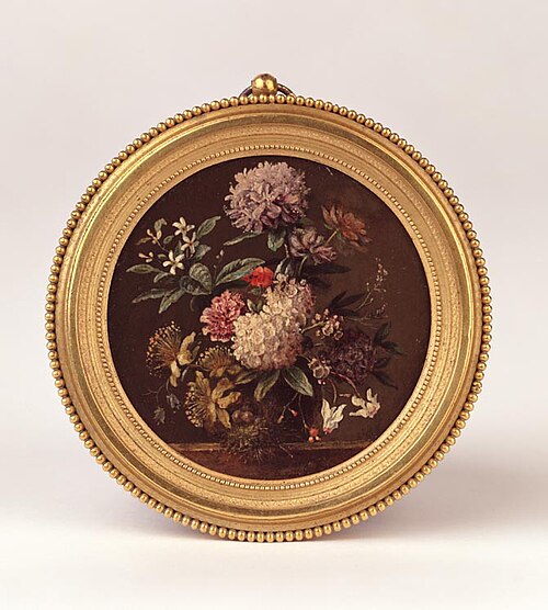 Bloemstilleven (miniatuurschilderij), 1824, Georgius Jacobus Johannes van 