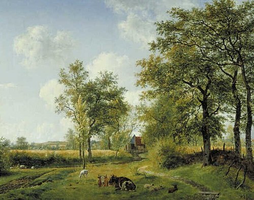 Landscape in Guelders, 1826, Georgius Jacobus Johannes van 