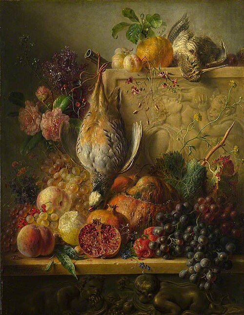 Fruit, Flowers and Game, 1820, Georgius Jacobus Johannes van 