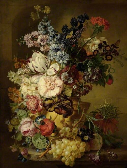A vase of flowers, , Georgius Jacobus Johannes van 