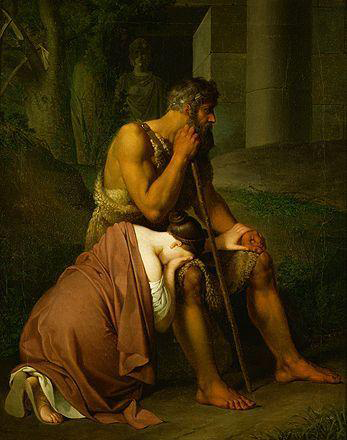 Oedipe et Antigone, 1809, Johann Peter Krafft