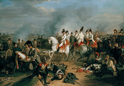 Archduke Charles, Duke of Teschen, with his Staff at the Battle of Aspern-Essling, 21–22 May 1809 (1, 1820, Johann Peter Krafft