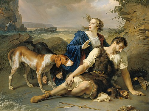 Arindal und Daura, 1822, Johann Peter Krafft