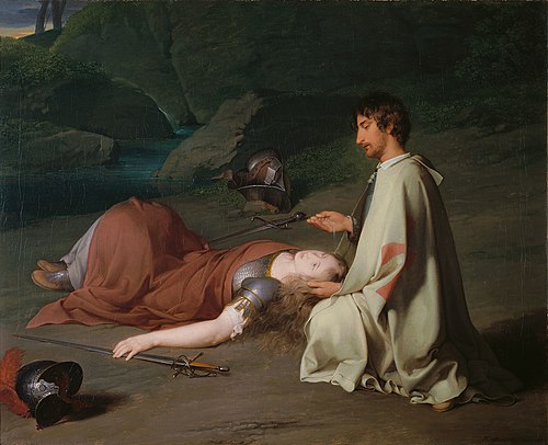 le baptême de Clorinde, 1810, Johann Peter Krafft