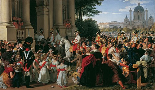 The Entry of Emperor Francis I into Vienna After the Peace of Paris, , Johann Peter Krafft