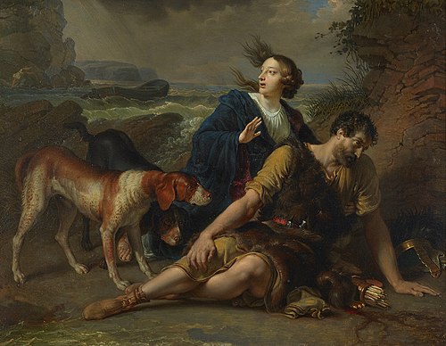 Arindal und Daura, 1854, Johann Peter Krafft