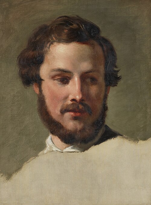 Kopf eines jungen Mannes, 1842, Johann Peter Krafft