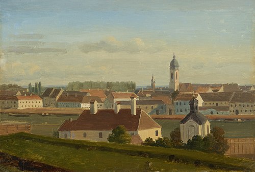 Blick über den Donaukanal zur Leopoldstadt, , Johann Peter Krafft