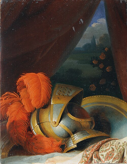 Helm und Rundschild, , Johann Peter Krafft