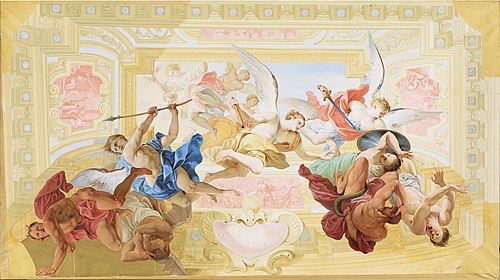 Engelssturz, 1831, Johann Peter Krafft