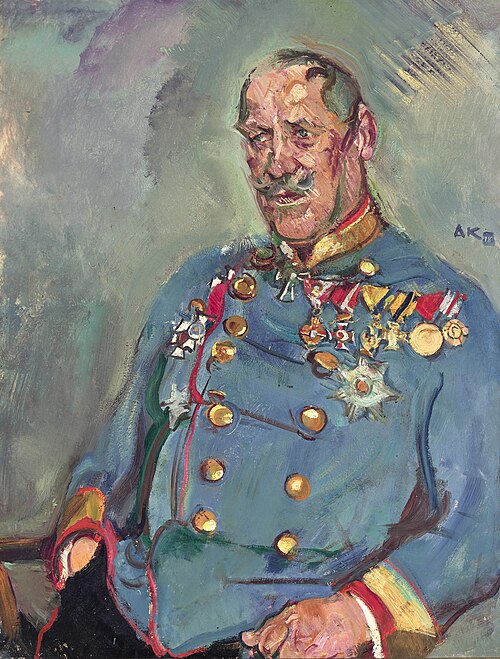 General Gottfried Seibt von Ringenhart, 1918, Anton Kolig