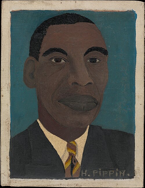 Self-Portrait, 1944, Horace Pippin