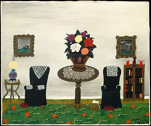 Victorian Interior II, 1945, Horace Pippin
