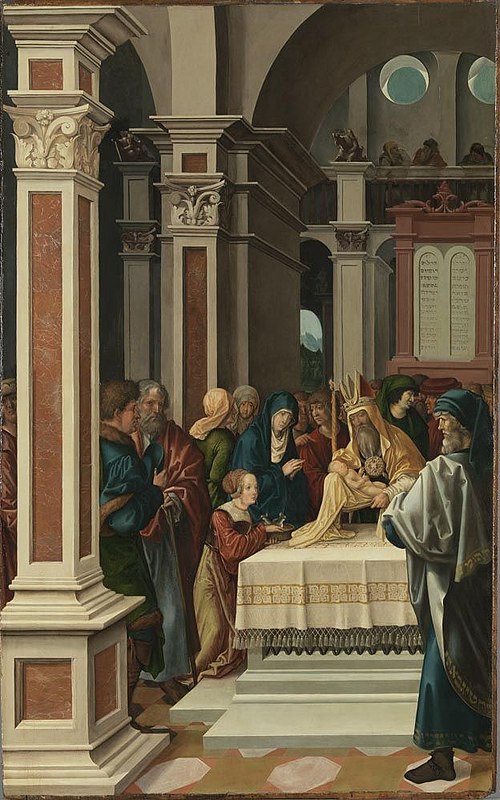 Darbringung Jesu im Tempel (zugeschrieben), 1516, Leonhard Beck