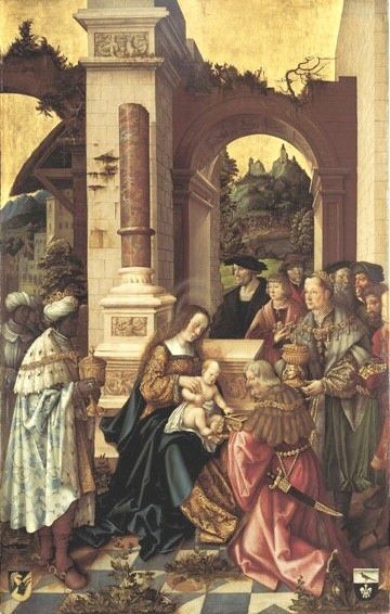 Anbetung der Heiligen Drei Könige, 1520, Leonhard Beck