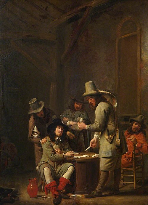 Soldiers at Cards, 1640, Simon Kick