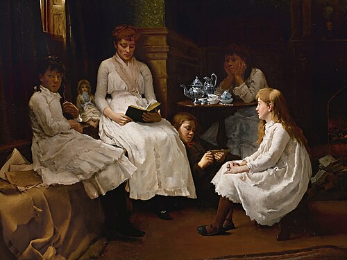 A winter's tale of Sprites and Goblins, 1886, Dennis Miller Bunker