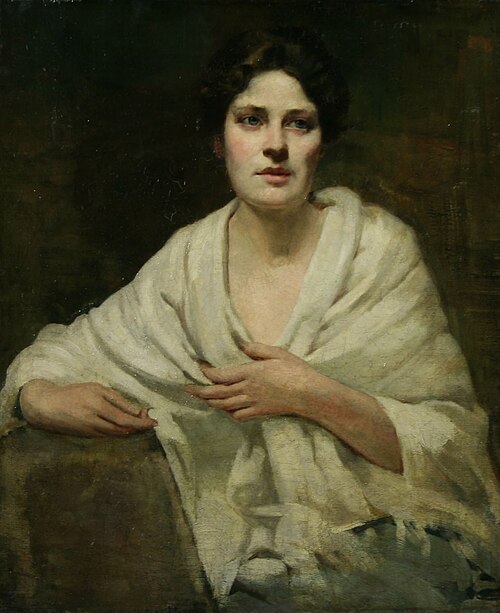 Second Portrait of a Woman, 1890, Dennis Miller Bunker