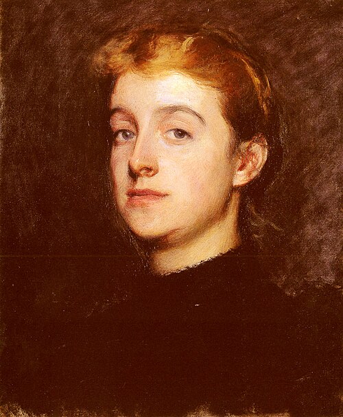 Portrait Sketch Of Eleanor Hardy Bunker, , Dennis Miller Bunker