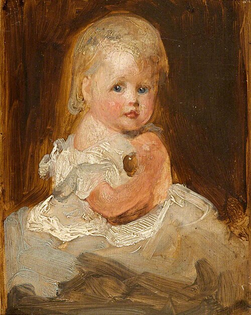 Rosemary Yeats, Aged 2 (Rosemary Thompson Crawshay), 1829, Charles Robert Leslie