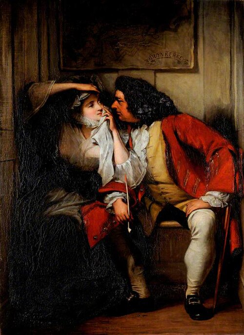 My Uncle Toby and the Widow Wadman, 1831, Charles Robert Leslie
