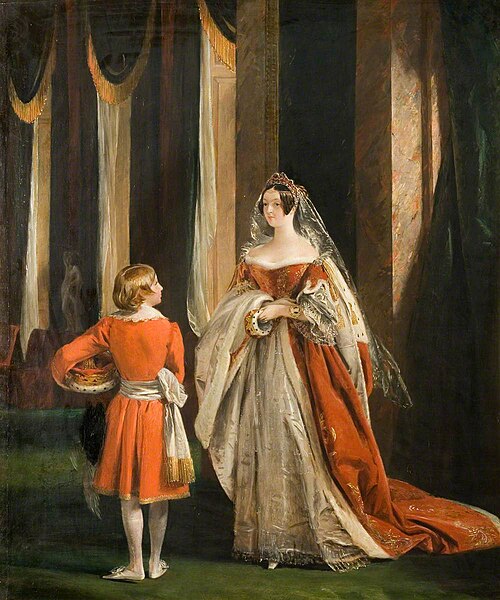 Harriet Elizabeth Georgiana Leveson-Gower, Duchess of Sutherland in Her Coronation Robes, 1839, Charles Robert Leslie