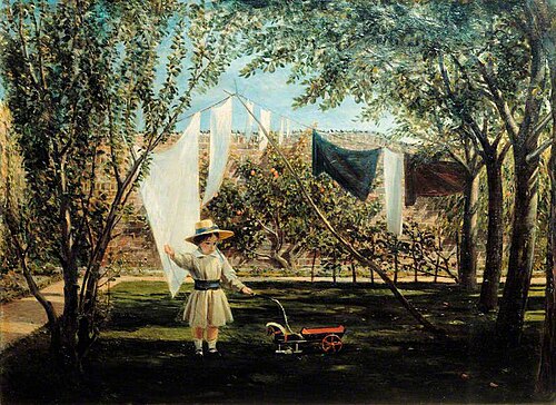 A Garden Scene, 1840, Charles Robert Leslie