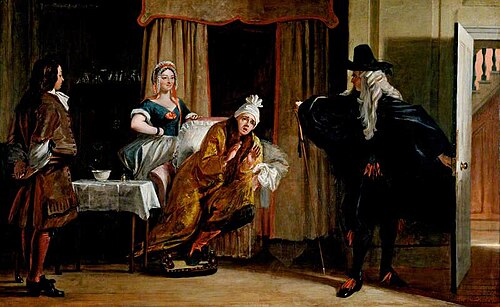Le Malade Imaginaire, 1843, Charles Robert Leslie
