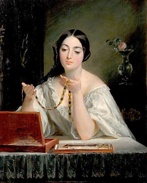 The Toilette, 1849, Charles Robert Leslie