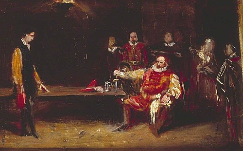 Falstaff Personating the King, 1851, Charles Robert Leslie