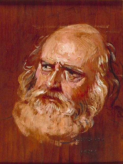 Head of Falstaff, 1851, Charles Robert Leslie