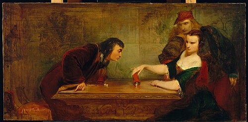 The Last Throw, 1840, Charles Robert Leslie