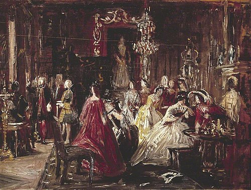 Sketch for ‘The Rape of the Lock’, 1854, Charles Robert Leslie