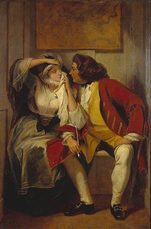 Uncle Toby and the Widow Wadman, 1842, Charles Robert Leslie