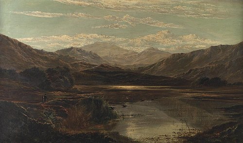 Snowdon from Capel Curig, 1880, Charles Robert Leslie