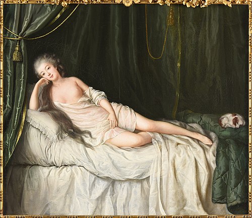 La Duthé couchée, 1778, Lié Louis Périn