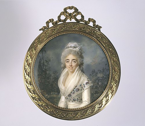 Portrait d'une femme d'âge mûr, 1790, Lié Louis Périn