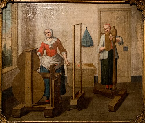 Silkespinneri i Stockholm (II), 1770, Lorens Gottman