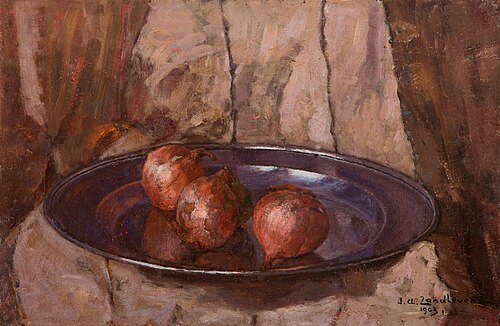 Stilleven met uien., 1903, Jan Adam Zandleven