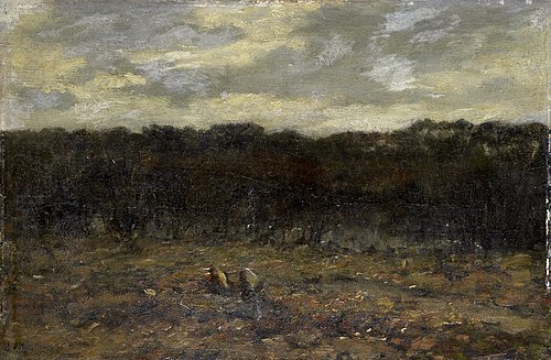 Vennetje op de heide, 1906, Jan Adam Zandleven
